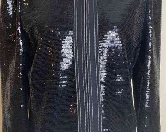 009 CHANEL Black Cropped Little Black Jacket Blazer