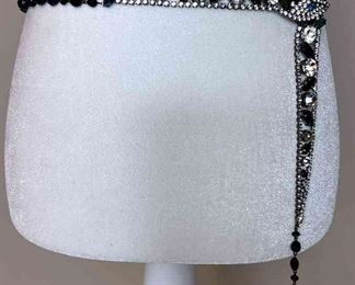 BW Rhinestone Beaded Snake Belt