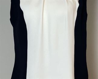 Carolina Herrera New York Sleeveless Silk Blouse