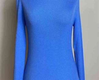 Celine Volume Neck Turtleneck Long Sleeve Cashmere Sweater