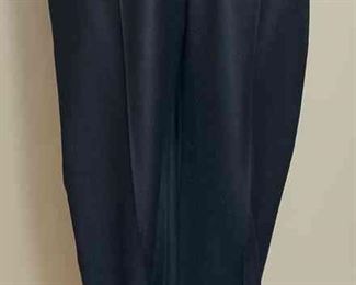 CHANEL 00A 2000 Autumn Collection Black Wool Blend Slacks