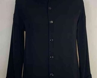 CHANEL Black Silk Blouse