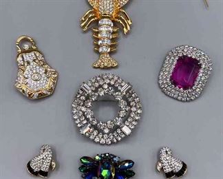 Collection Of Brooches
