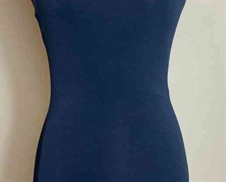 Donna Karan Cowl Neck Sheath Dress 