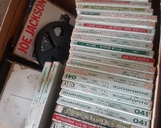 Reel to Reel 7" magnetic tapes. 