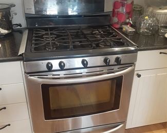 Kenmore Elite Gas 5 Burner Stove & Oven