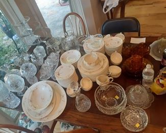 Crystal, Cut Glassware & Dinnerware