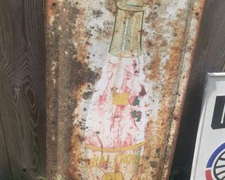 1930's "Royal Crown" soda sign