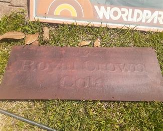 1930's "Royal Crown Cola" sign