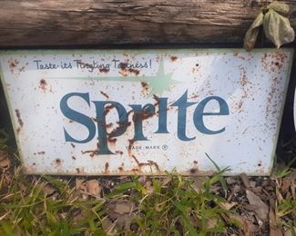 "Sprite" soda sign
