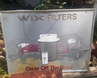 "Wix" Filters sign