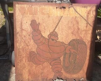 Very old "Michelin Man" sign