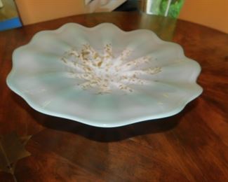 ART GLASS COMPOTE