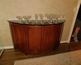 New Classics Ltd. Hand Made Demi Lune Mahogany Sideboard Through Adac Showroom Of Ainsworth Noah