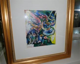ARIE DUBI SIGNED & NUMBERED CUSTOM FRAMED 
COA INCLUDED