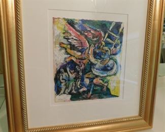 ARIE DUBI SIGNED & NUMBERED CUSTOM FRAMED 
COA INCLUDED