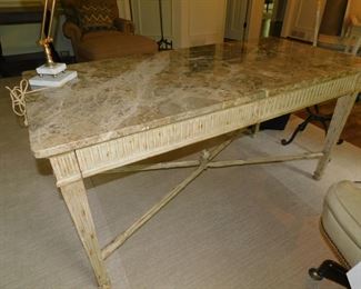 MARBLE TOP DESK