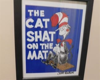 RARE SIGNED JONO DOIROW ACRYLIC ON ANIMATION PAPER