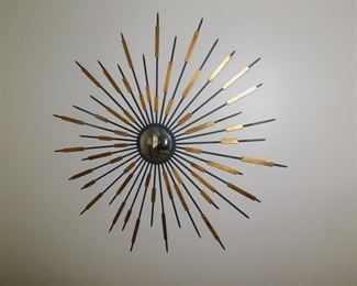 MID CENTURY STARBURST WITH MIRROR