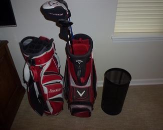 GOLF BAGS & CLUBS
