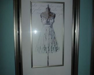 CUSTOM FRAMED COUTURE PRINTS
