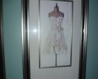 CUSTOM FRAMED COUTURE PRINTS