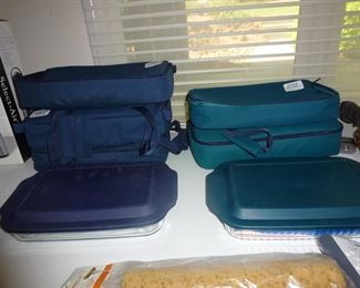 PYREX GLASS CASSEROLES