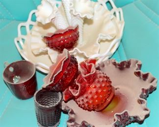 Fenton Glass Epergne