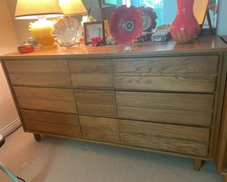 Mid Century Modern Walnut Dresser