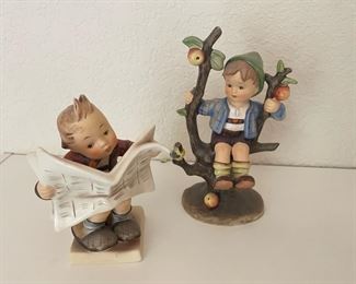 Goebel Hummel - Apple Tree Boy -142, 1950's Hummel -Boy with Newspaper - 184