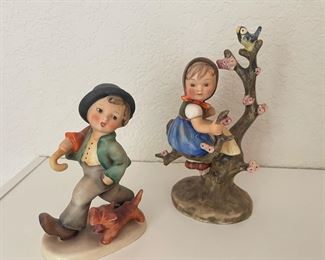 Hummel Apple Tree Girl Figurine - 141, Hummel Strolling Along Figurine - 5