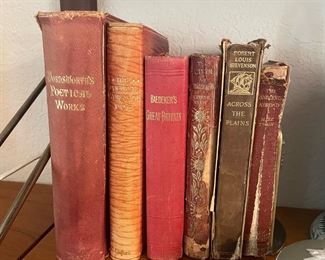Assortment of Hardback Vintage Books