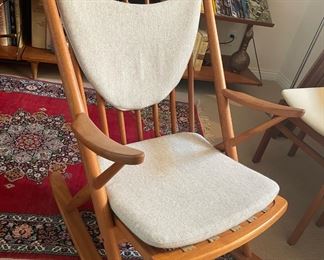 1960's Danish Teak Rocking Chair 