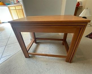 Set of 3 1970's Danish Modern Teak Nesting Tables