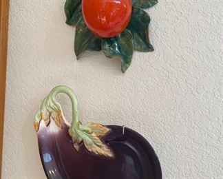 1988 Fitz and Floyd Eggplant Plate