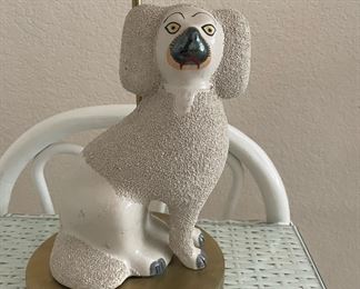 Staffordshire Poodle Figurine