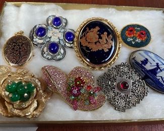 Assortment of Brooches