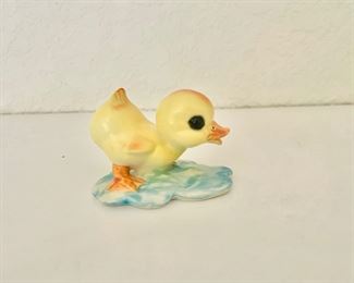 Duckling Porcelain Figurine