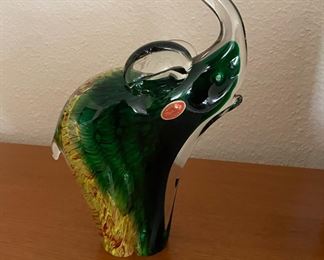 Murano Blown Glass Elephant