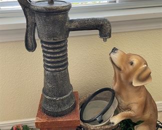 Dog Themed Outdoor Water Fountain