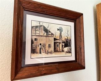 Framed Barn Print by Robert Nidy