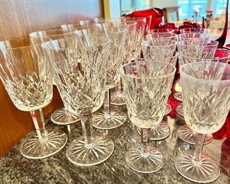 Assortment of Crystal Wine Glasses 