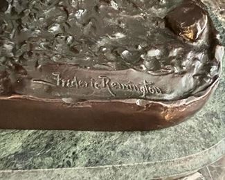 The Bronco Buster Sculpture by Frederic Remington