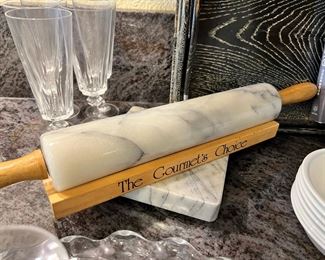 The Gourmet's Choice Marble Rolling Pin