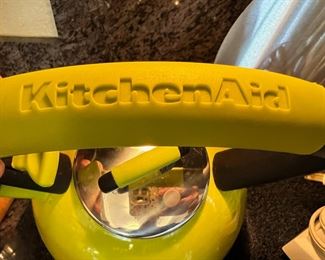 Kitchen Aid - Bright Yellow Enameled Teapot