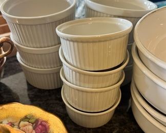 Set of 9 Porcelain Ramekins