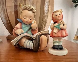 Hummel Figurines - Thoughtful #415, Girl with Doll #239