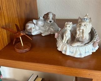 Lladro Bossom Buddies # 6599, Lladro Yorkshire Terrier Figurine #6469