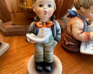 Hummel Figurines - Thoughtful #415, Girl with Doll #239,Culprits # 56, Latest News # 184, Spring Cheer # 72, Soloist #135