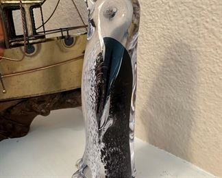 Mantorp Blown Glass Penguin - Made in Sweden